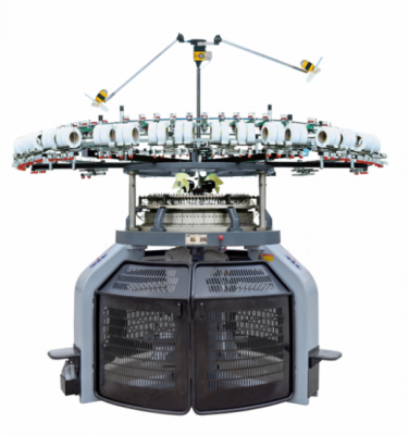 單面衛(wèi)衣圓筒針織大圓機(jī)(Tubular Single Jersey Three Thread Fleece Circular Knitting Machine)